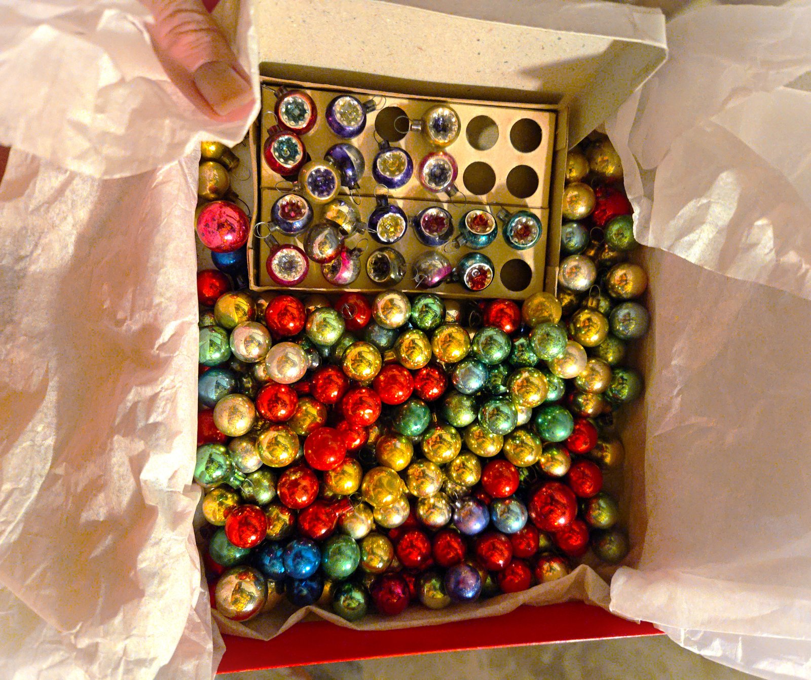 miniature mercury Christmas ornaments